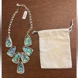 Kendra Scott Abalone Harlow Necklace